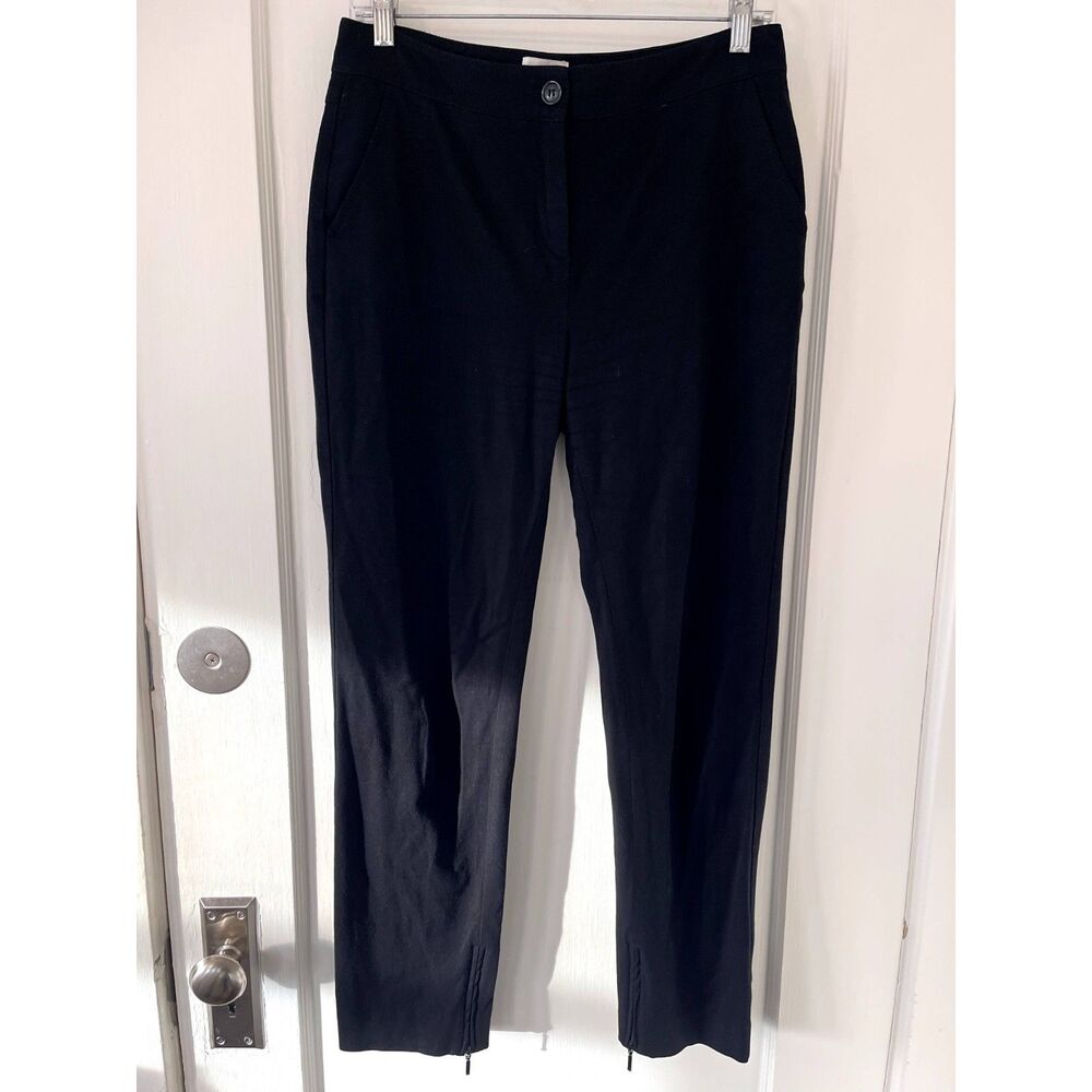 Reiss Womens Black Trousers Pants Viscose Cotton Size US 4